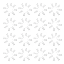 200 Pcs Outdoor Cable Clips Nylon R Type Rope Light Mounting Clips