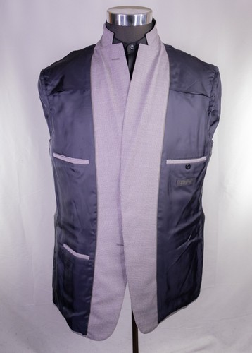 Z Zegna 2-teiliger Anzug Drop 7 Puppytooth Flieder Wolljacke Gr. 46R Hose 28X31 2-Knopf - Bild 9 von 19