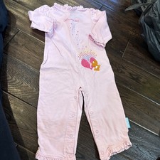 2003 Pink Care Bears Romper Outfit 24 Months Y2K Vintage