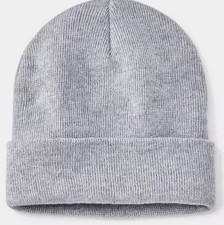 Cat Jack Boy's 2T- 5T Gray Beanie One Size Fits Most