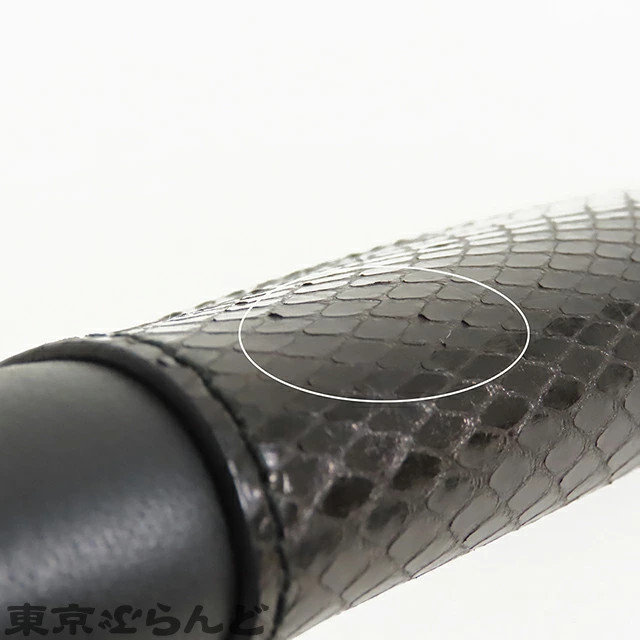 Gucci 386836 Leather Python Bifold Wallet Black U… - image 7