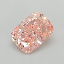 Cushion 4.02 Ct Fancy Vivid Pink VS1 IGI Certified Lab Grown CVD Diamond