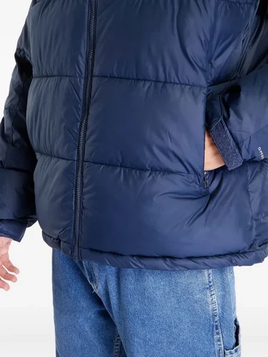 New Men's Columbia Pike Lake II Hooded Navy Puffer Jacket Size Medium image 4