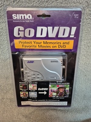 NEW Sima Model CT-2 Go DVD VHS Digital Video Enhancer Duplicator/Transfer
