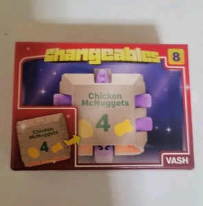 McDonald's Changeables 2026 #8 VASH Chicken McNuggets Happy Meal Toy NEW MCD