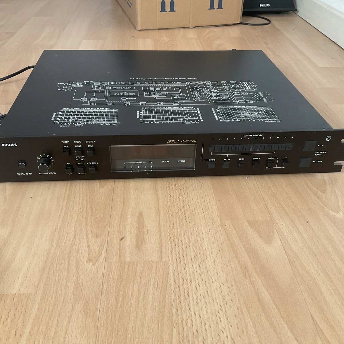 Sintonizador digital PHILIPS modelo 180 SIN manual de servicio
