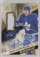 2018 SPx Rookies Tier 1 Gold Premium Material 8/49 Travis Dermott #R-TD Auto n7r