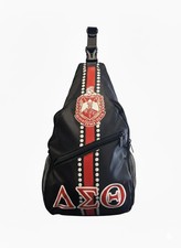 Delta Sigma Theta Crossbody Backpack: Greek Sorority Travel Bag