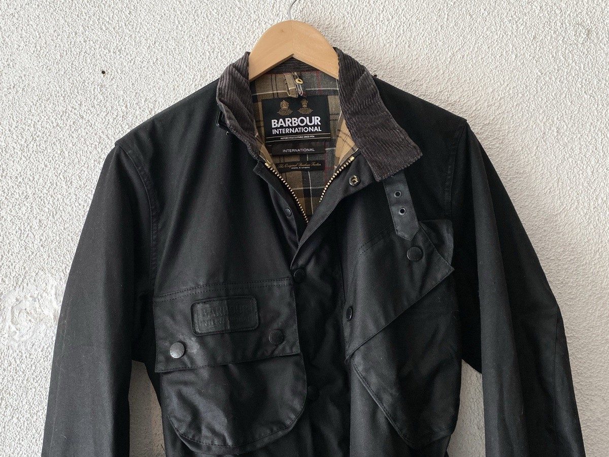 【新品】Barbour INTERNATIONAL ORIGINAL 38 ⑨ Barbour International Jacket Beige ~ Vintage Store