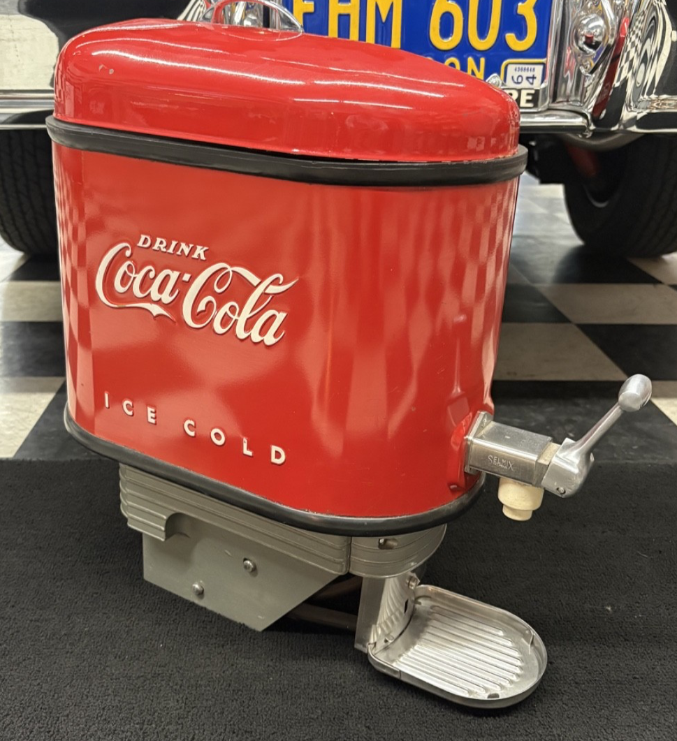 Vintage 1950's Coca Cola Soda Fountain Dispenser Boat Motor Style