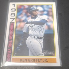 Topps 2025 Heritage Through the Years Ken Griffey Jr #TTY-12 Mariners