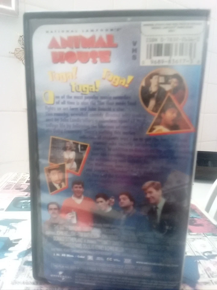 National Lampoon's ANIMAL HOUSE 1998 VHS Digitally Remastered Special Edition Foto 2 de 3