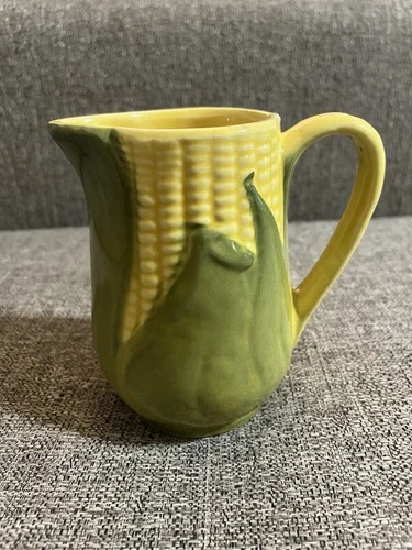 Vintage Shawnee Corn King Creamer / Small Pitcher 5-inch Pottery Marked USA # 70