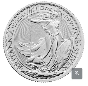 2026 Britannia 1/10oz Silver Coin
