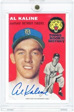 Al Kaline Tigers Signed 2018 Topps Archives Rookie History #RHA-AK #76/125 Card