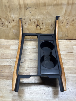 06-09 RANGE ROVER SPORT L320 FRONT CENTER CONSOLE CUP HOLDER SHIFTER BEZEL WOOD