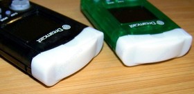 10x 3D Print CAP Dust WHITE Cover for SEGA Dreamcast VMU + Dreamshell Explorer