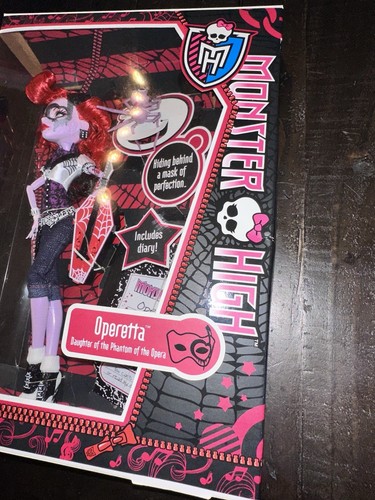 "NUEVO - RARO - MUÑECA OPERETA PRIMERA OLA Monster High 2011 - 11"" - Original 2011" - Imagen 5 de 17