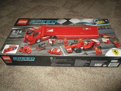 LEGO 75913 SPEED CHAMPIONS F14 T & Scuderia Ferrari Truck  In 2015 New Retired