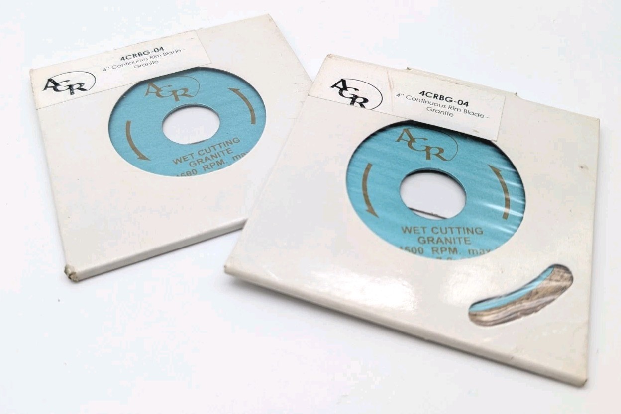 AGR 4" Diamond Saw Blade 4CRBG-04 Wet Cutting Granite Contin