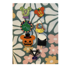 Disney Halloween Enamel Pin Set