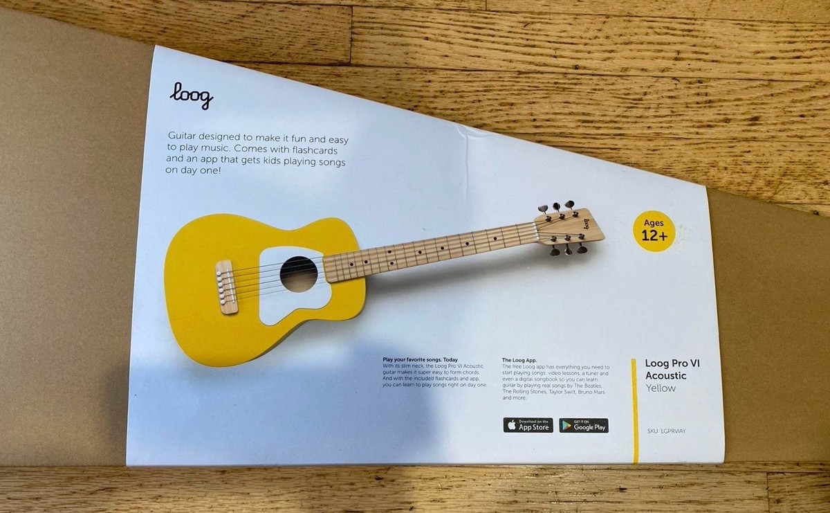 Loog Mini Acoustic Kids Guitar - Black | eBay