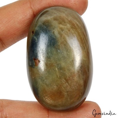 350 Cts Natural Untreated Brown Blue Sapphire Oval Cab Earth Mined Loose Gem