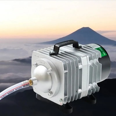 Elektromagnetischer Luftkompressor Tragbar Koi Aquarium Blase Aquarium Luftpumpe  