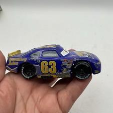 Disney Pixar Cars Transberry Juice No. 63 Race Car Diecast Mattel 1:55