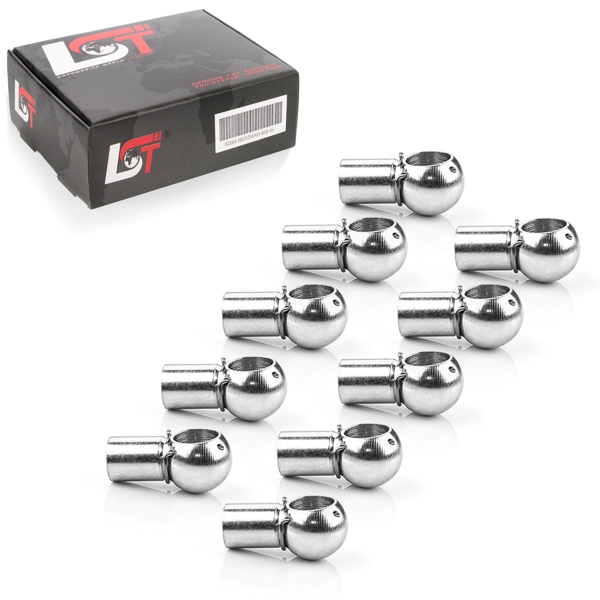 10x Ball head receptacle M8 ball socket 10mm gas spring DIN 71805 for OPEL