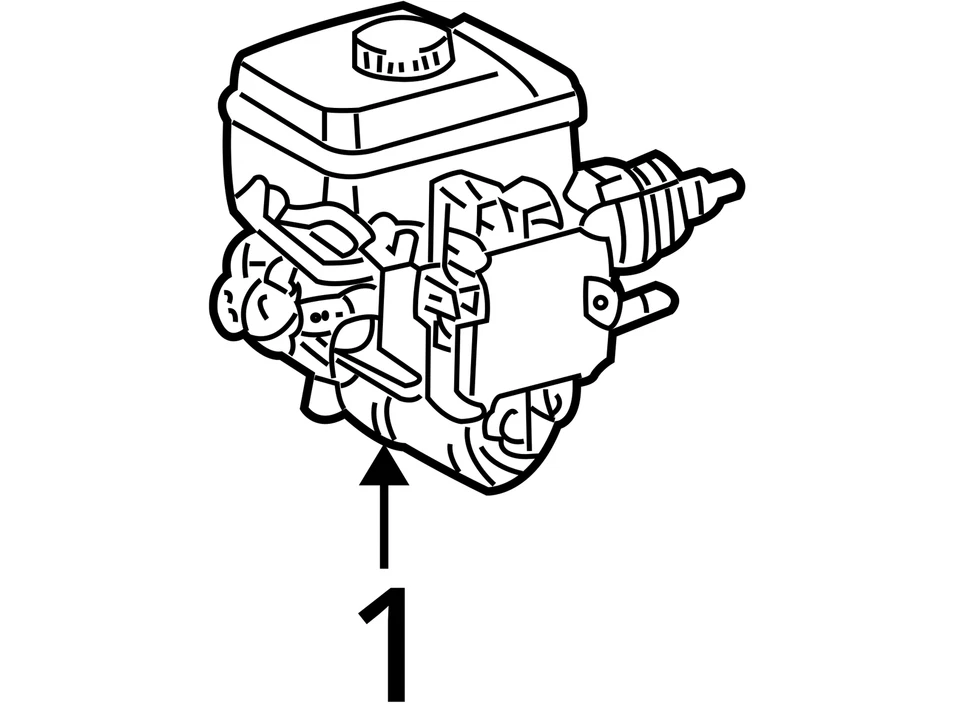 Conjunto de actuador y bomba de pieza de freno antibloqueo para 00 LEXUS LX470 632081 Foto 4 de 4