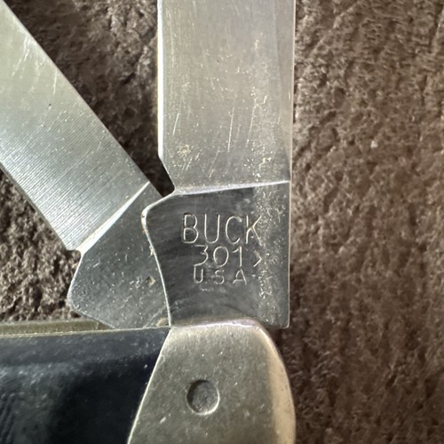 Buck Knife Vintage 301 Stockman 3 Blade Folding Knife