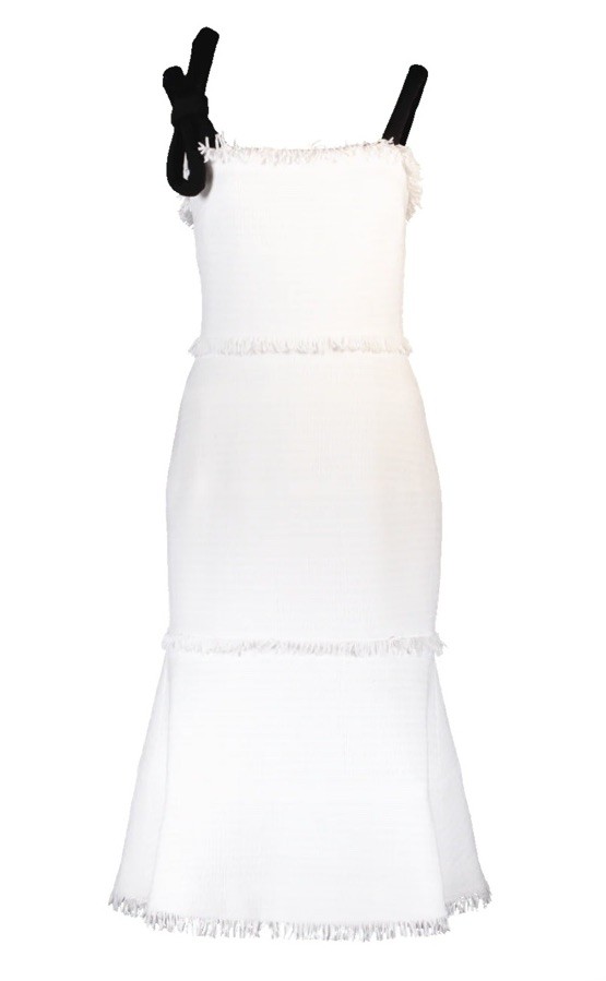 Oscar De La Renta White Dress Size 4