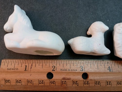 9 Piece Ceramic Bisque Nativity Set Ready to Paint - Picture 14 of 19
