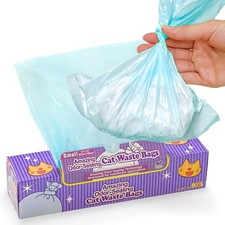 Amazing Odor Sealing Cat Waste Bags - Durable and Unscented Size: S, Color: ...
