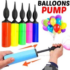 5pc BALLOON PUMP SET WITH TIE TOOL HAND HELD PORTABLE AIR INFLATOR PARTY TOOL UK
