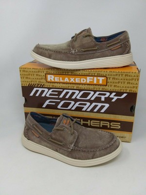 skechers usa men's status melec boat shoe