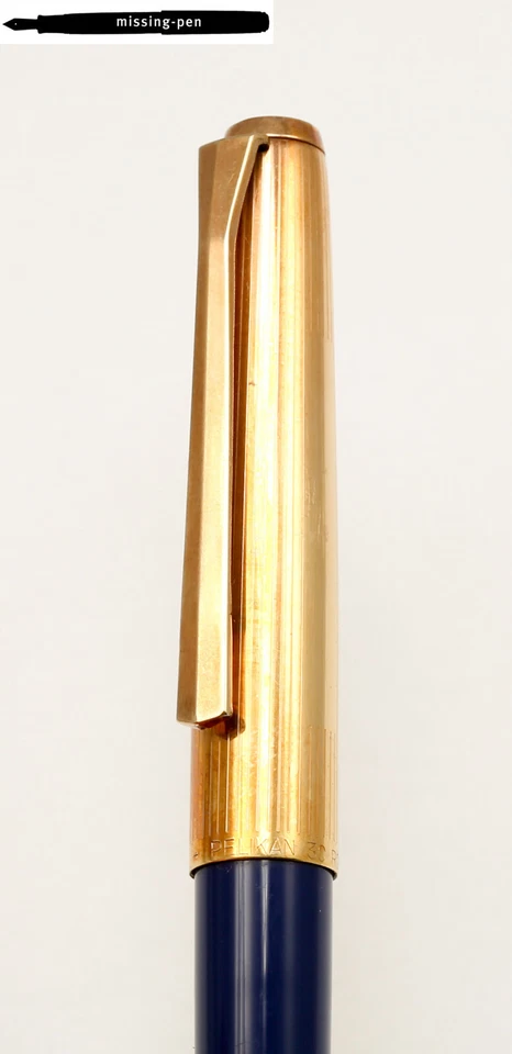 Bolígrafo Pelikan R30 azul zafiro muy raro - dorado/oro laminado (años 60) Foto 4 de 4