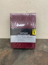 KEEPSAKE ESSENTIALS 2 PACK PHOTO ALBUMS - NEW SEALED WBP006241 