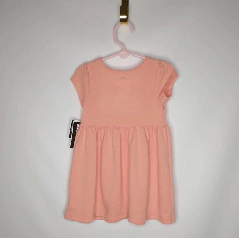 Vestido Target Negro Mes de la Historia Akoma Manga Volantes Melocotón Niñas Talla 2T Nuevo con Etiquetas Foto 2 de 4