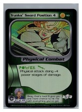 1x DBZ CCG TRUNKS SWORD POSITION 4 HOLO FOIL 90 TRUNKS SAGA DRAGON BALL Z