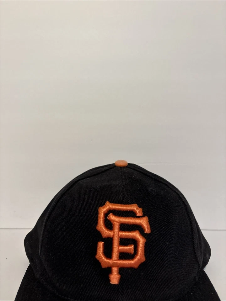 Sombrero ajustable bordado vintage MLB San Francisco Giants negro y naranja Foto 2 de 4