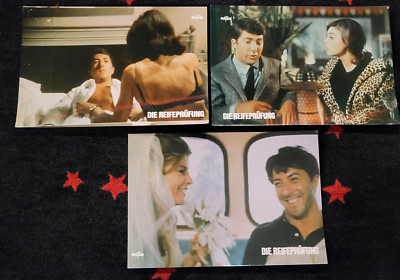 Die Reifeprüfung -  3 Aushangfotos- Verleih Endfilm Anne Bancroft Dustin Hoffman