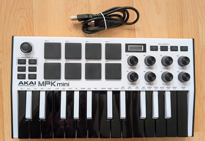 Akai Professional MPK mini MK3 Midi-Controller -Weiß