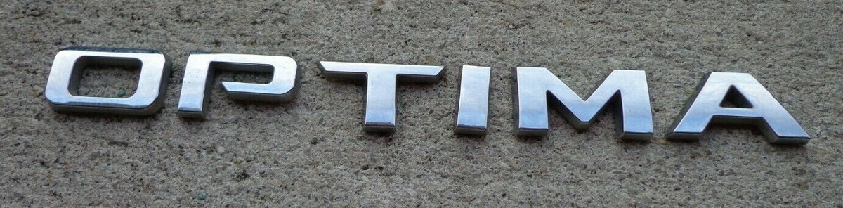 Genuine OEM Kia Optima Trunk Emblem – Chrome Letters Badge Decal