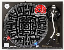 Gridlock Warped - 7"-12" DJ slipmat for LP turntable record player