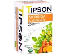 Ceylon Tipson Organic Moringa & Ginger 25 Ceylon Tea Bags - 37.5g