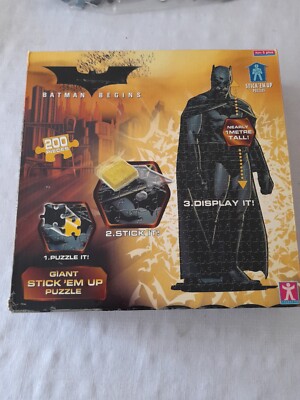 Batman Beginns Giant Stick Em Up Puzzle 200 Teile Puzzle 1 mtr groß. Tasche versiegelt