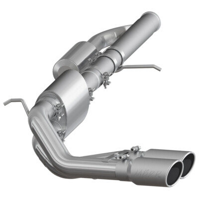 ENDURANCESILVER BACKマフラー MBRP S5081AL Steel Cat Back Exhaust for 09-19 Silverado