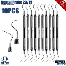 Dental Perio Explorer 23 Probe UNC 15 Color Marking Diagnostic Double Ended Tool